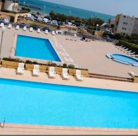 Charmant Studio Climatise Vue Mer A 100M Plage Du Mole Agde Extérieur photo